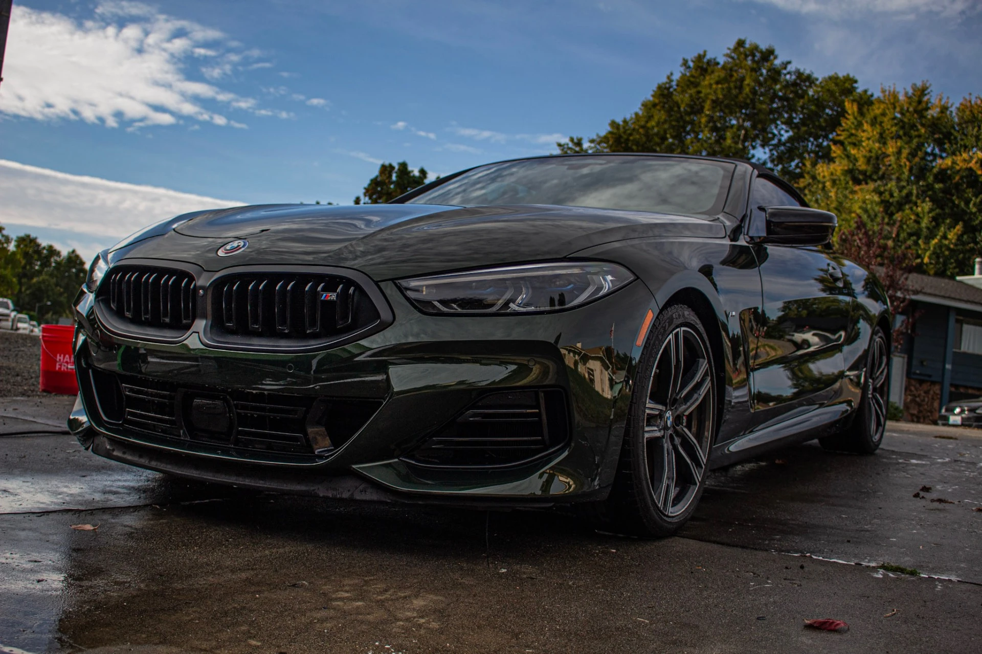 Paint Correction Pasco Kennewick WA - BMW Luxury Car Detailing BMW M850i exterior detailing results Pasco WA - mirror finish paint correction and polish