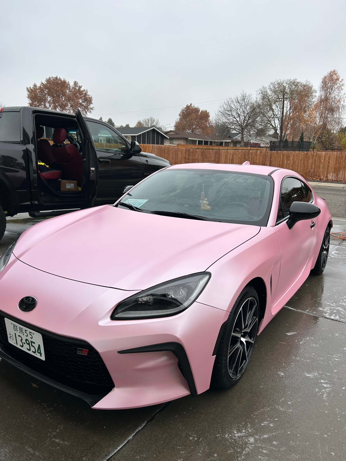 Sports Car Detailing Kennewick Tri-Cities WA - Toyota GR86 Custom Pink Toyota GR86 sports car detailing Kennewick WA - custom wrap protection and shine